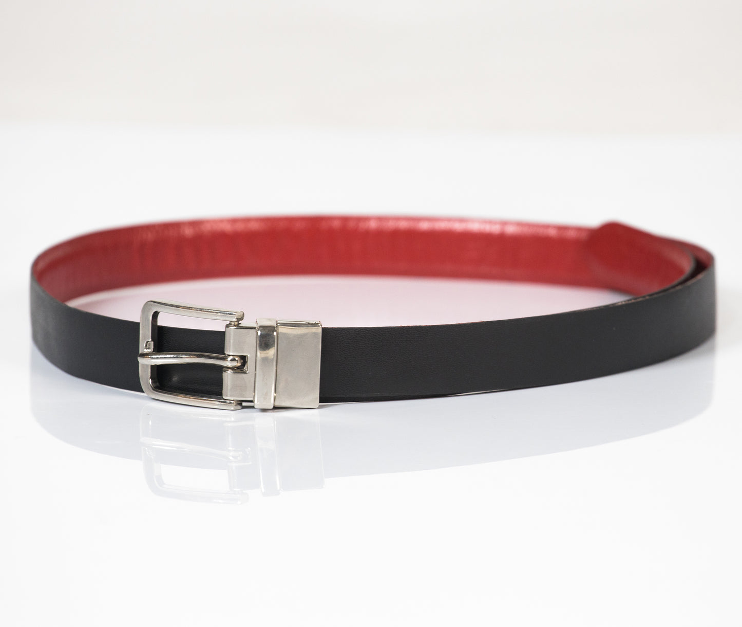 Correa en cuero doble faz/ Mujer