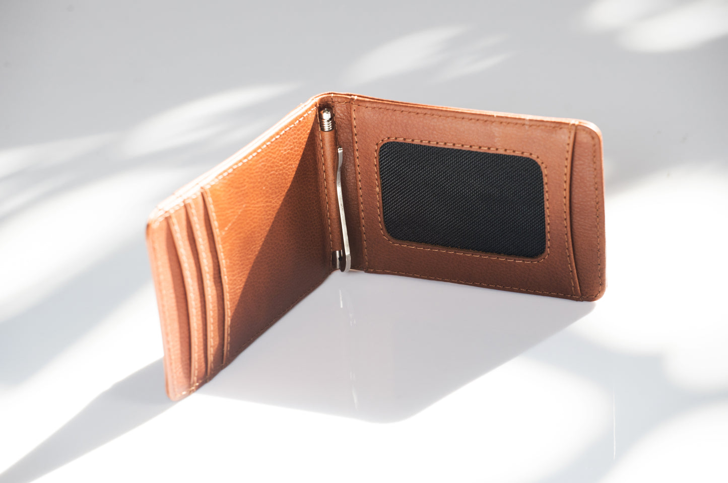 Billetera de Cuero tipo Pisa billetes / Hombre