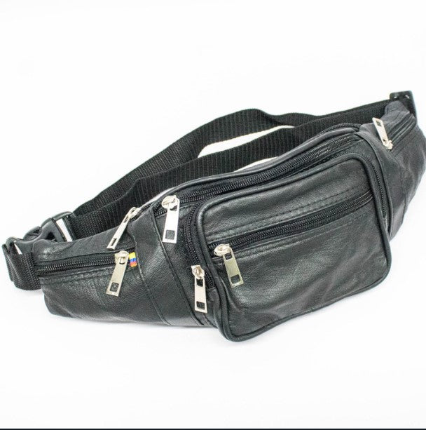 Riñonera Unisex en cuero delgado