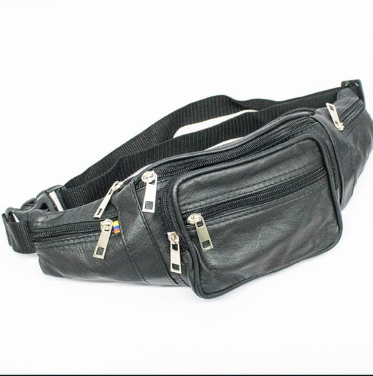 Riñonera Unisex en cuero delgado