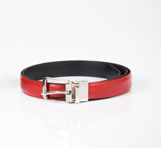 Correa en cuero doble faz/ Mujer