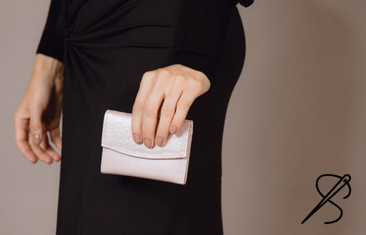 Billetera de cuero pequeña/ Mujer