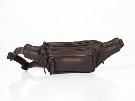 Riñonera Unisex en cuero grueso